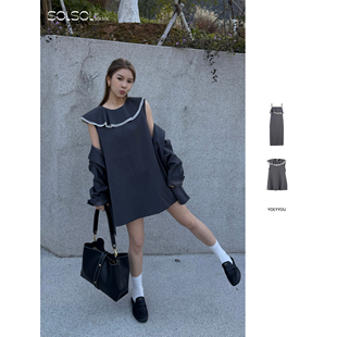 YOEYYOU 书页摊领背心 连衣裙 SOLSOL 设计师品牌26春夏新品