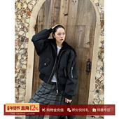 ETHOR 设计师品牌25秋冬新品 休闲毛领飞行员夹克外套SOLSOL买手店