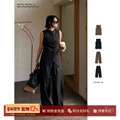 马甲 REFOUND SOLSOL 26春夏新品 精纺羊毛复古西裤 TEN 设计师