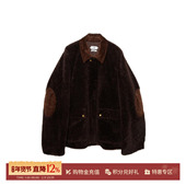 IMMI 设计师品牌25秋冬新款 羊剪毛拼灯芯绒翻领羽绒领夹克SOLSOL