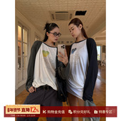 T恤 OPEN SOLSOL买手店 26早春新品 我爱YY插肩袖 设计师品牌