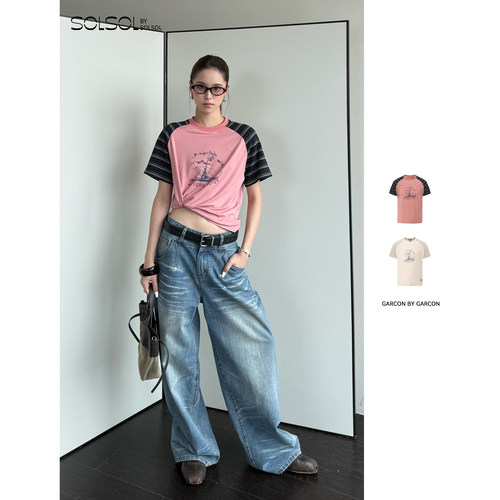 GARCONBYGARCON插肩短袖Tee