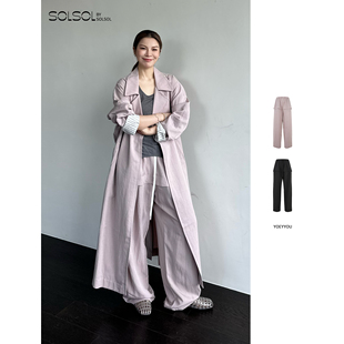 YOEYYOU 26春夏新品 复古休闲裙摆长裤 SOLSOL买手店 设计师品牌