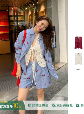 ODTD 设计师品牌 26春夏新款 手工钩针度假针织马甲 SOLSOL买手店