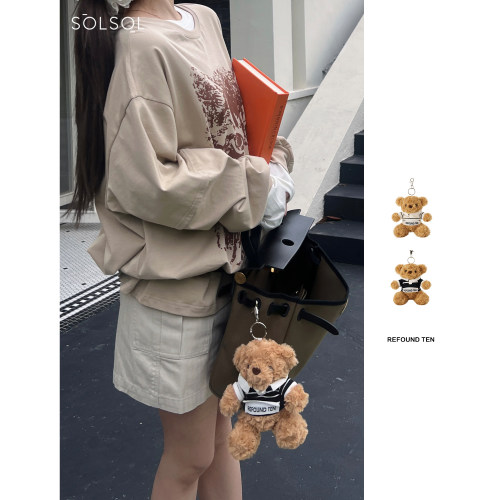 REFOUND TEN 设计师 25春夏新品  polo衫小熊公仔 SOLSOL买手店