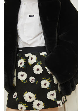 SOLSOL买手店OIIORIRI设计师品牌24秋冬新款花朵半裙24AWVT132