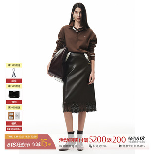 ANNENONO 设计师品牌 25秋冬新品 镂空皮半裙 SOLSOL买手店