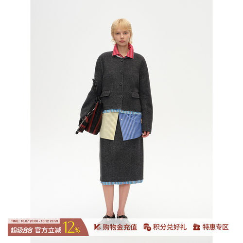 SHORTSENTENCE毛呢外套/半身裙