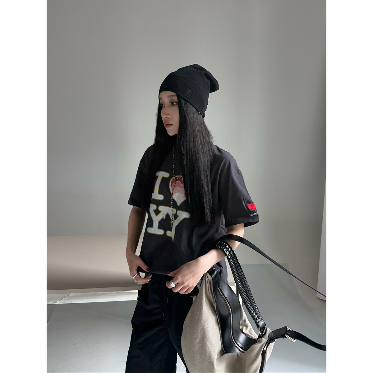 SOLSOL买手店  OPEN YY 25早春新品 设计师 I LOVE YY  TEE T恤