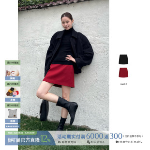 100%羊毛纯色裙裤 MAKE 26春夏新品 设计师品牌 SOLSOL买手店