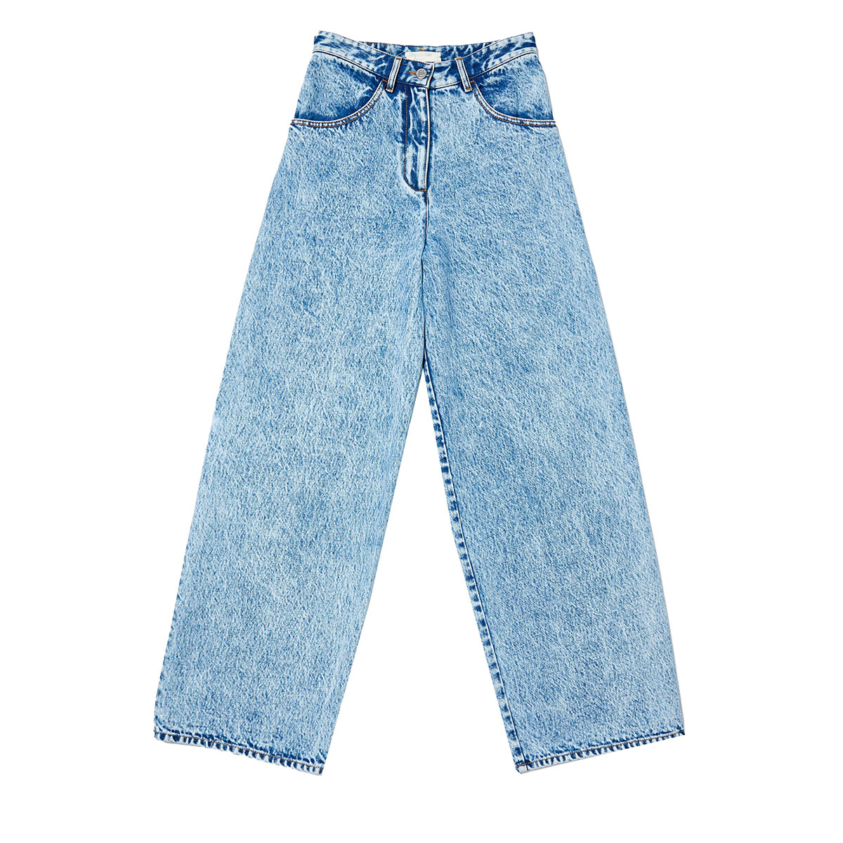 SOLSOL买手店 CHRISOU BY DAN 24秋冬新品 设计师 浅蓝牛仔长裤