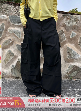 ETHOR 设计师26春夏新款休闲黑色多口袋工装长裤 SOLSOL买手店