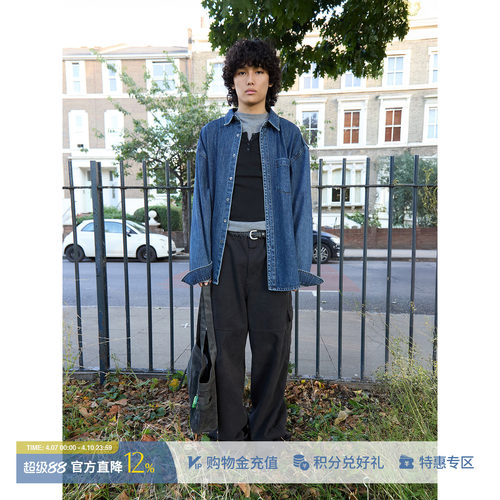LOWCLASSICLC桃皮绒工装裤