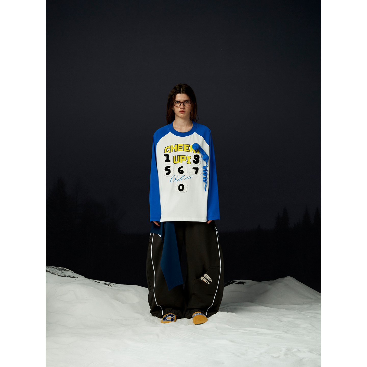 CHEERiUPi纯棉复古休闲女士长袖