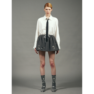 SOLSOL买手店 休闲气质铭牌领带衬衫 4MILE 设计师品牌25秋冬新品