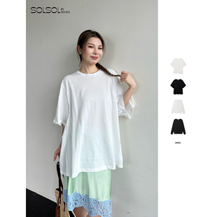 T恤 IMMI SOLSOL 长袖 蝴蝶结领口宽松短 设计师品牌 26早春新款