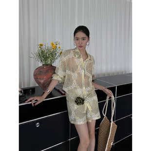 DEEPMOSS 设计师品牌 25春夏新品 碎花蕾丝衬衫/短裤SOLSOL买手店