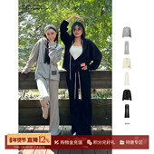 设计师品牌 25秋冬新品 深V领套头连帽卫衣 ODTD 针织喇叭长裤