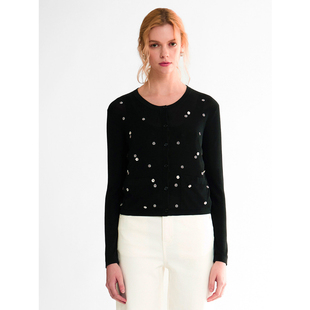 休闲花朵刺绣圆领开衫 SOLSOL买手店 设计师品牌26春夏新款 CRUSH