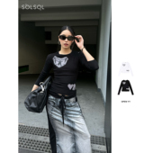 OPEN 25早春新品 SOLSOL买手店 设计师品牌 拥抱爱竖纹上衣
