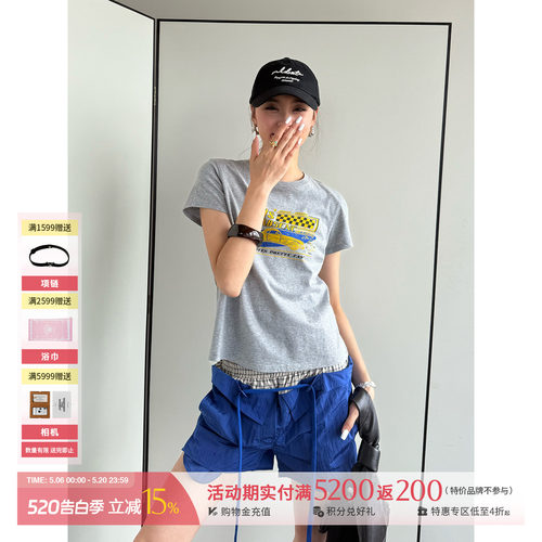 SHORTSENTENCE印花BABYT恤