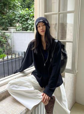 PRONOUNCE 设计师 25秋冬新款 翻领软糯羊毛拉链衬衫外套SOLSOL