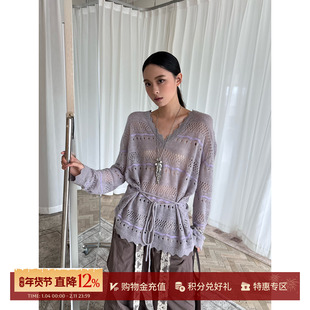 SHELLE ARTISTE 设计师品牌 25春夏 钩花套头衫 SOLSOL