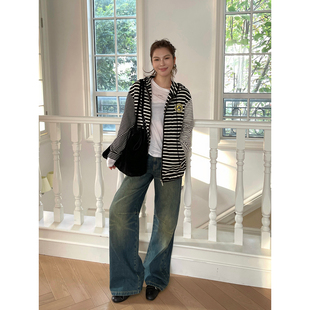 复古蓝洗直筒牛仔裤 25秋冬新款 SOLSOL买手店 设计师品牌 ODTD