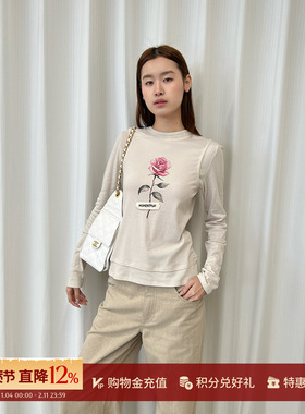 MOMENTPLAY 设计师26春夏新品送你一朵玫瑰花T恤SOLSOL买手店