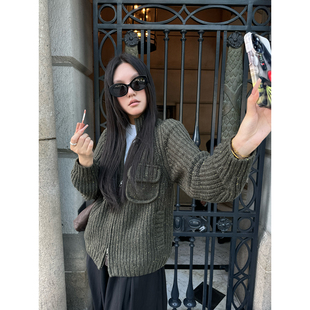 YOEYYOU 复古贴袋毛织外套SOLSOL买手店 设计师品牌25秋冬新品