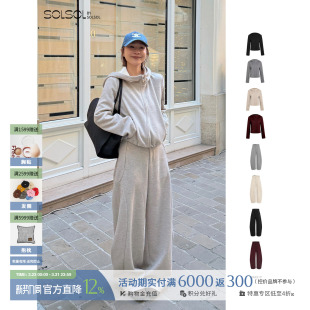 气球卫裤 设计师品牌 连帽收口卫衣 SOLSOL 26春夏新品 MAKE