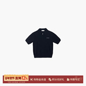 休闲羊毛短袖 ETHOR 设计师25秋冬新品 针织Polo毛衣SOLSOL买手店