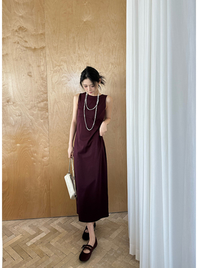 THE MEANING OF 设计师品牌 25春夏 圆领无袖连身裙 SOLSOL买手店