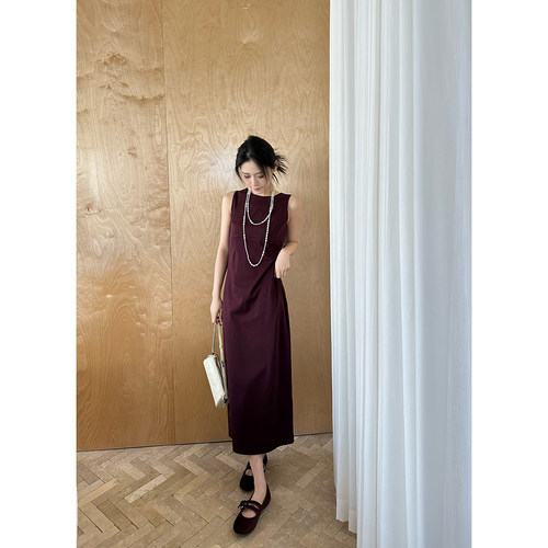 THE MEANING OF 设计师品牌 25春夏 圆领无袖连身裙 SOLSOL买手店