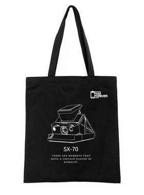 FILM FOREVER单反相机帆布袋包摄影托特包双反单反胶片复古黑色