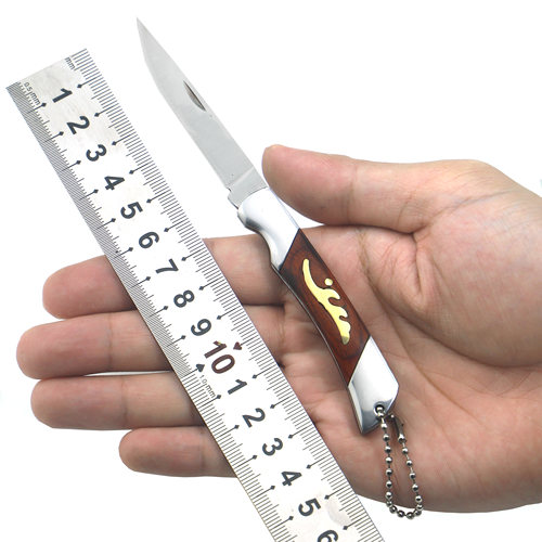 SHIWO迷你刀挂扣小刀拆快递刀折叠小刀袖珍钥匙扣刀随身小礼物刀