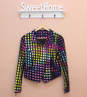 台湾高端女装正品折扣 秋冬 漂亮外套 9075A 专柜撤柜 品牌折扣