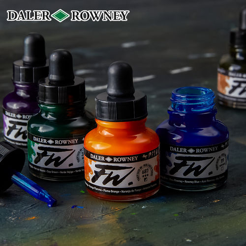达嘞-罗尼DALER-ROWNEY 乔琴FW艺术家丙烯墨水 29.5ML 180ML彩绘