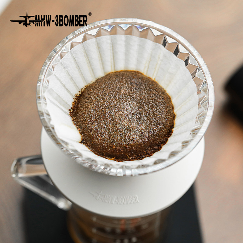 轰炸机精灵滤杯耐热玻璃V60