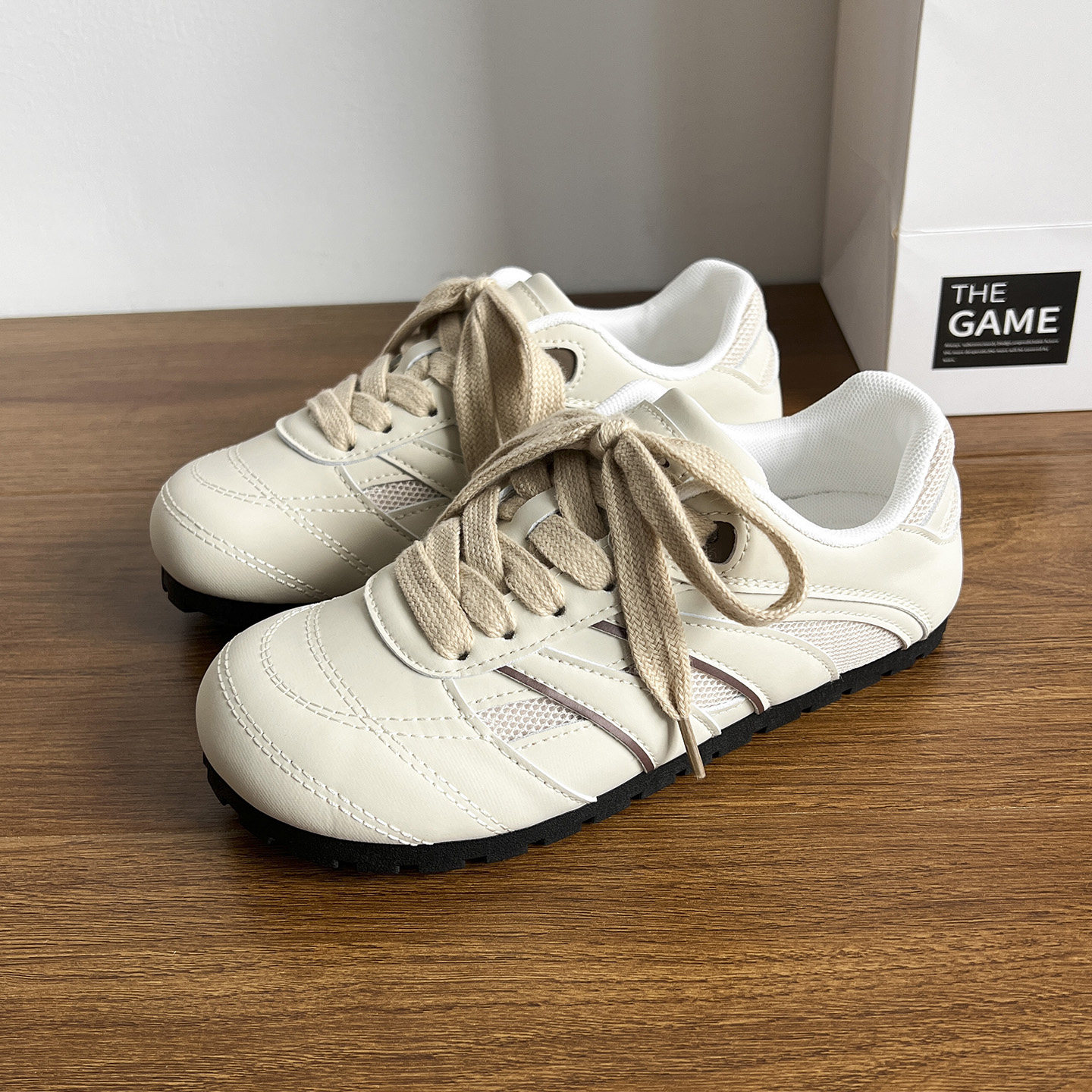 卷毛高软底不累脚百搭阿甘德训鞋女2025新款春秋休闲运动小白板鞋,女鞋,德训鞋,淘宝优惠券,粉丝福利购,淘宝优惠卷