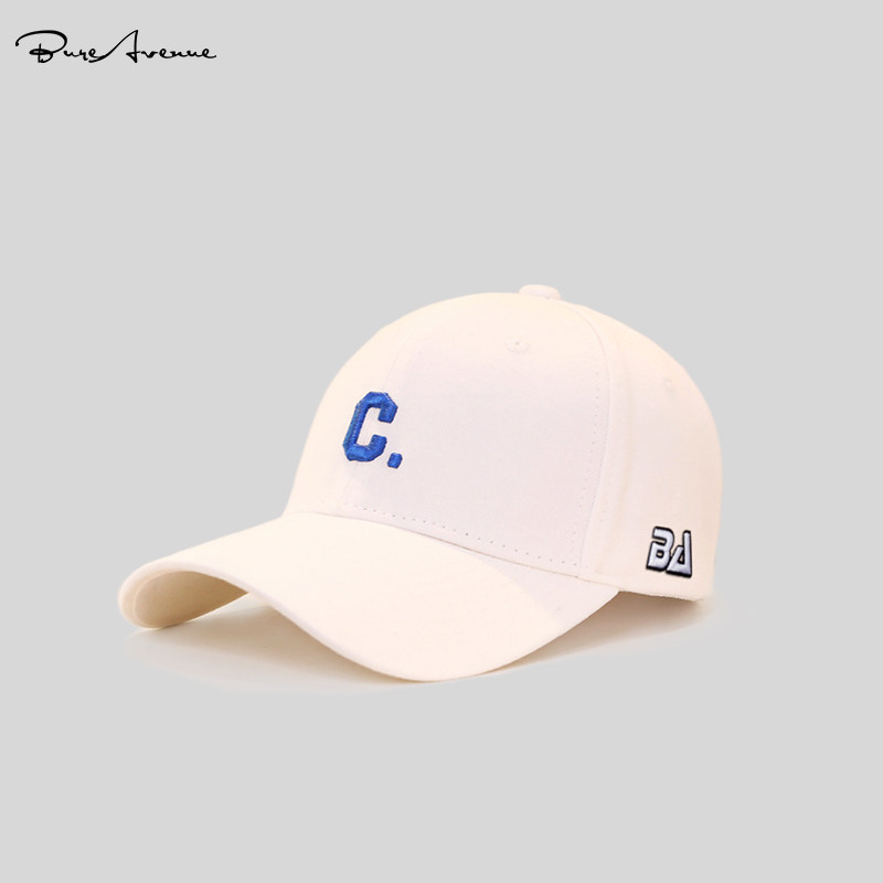 [GENUINE STOCK] BURE AVENUE HAT LETTER BASEBALL CAP MENS AND WOMENS SMALL FRESH AWNING CAP TIDE