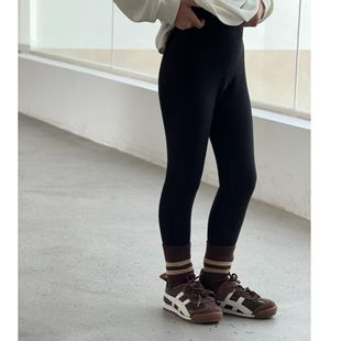 嗒囜【建模腿】零感无压无束缚保暖加绒弹力秋冬打底裤女童裤子