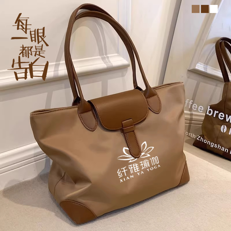 大容量包包来图定制通勤学生上学百搭尼龙手提托特包