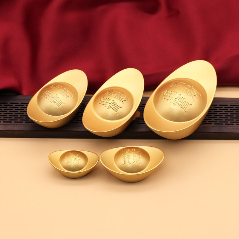 纯黄铜沙大号金元宝摆件招财进宝客厅聚宝盆玄关开业乔迁风水装饰,家居饰品,桌面摆件,淘宝优惠券,粉丝福利购,淘宝优惠卷