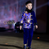汉服儿童礼服 唐装 Colado扣诺男童秋冬童装 龙年宝宝拜年服民族服装
