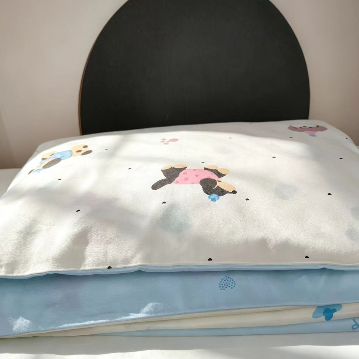 新生儿褥子纯棉外罩婴儿全棉被套宝宝床上用品幼儿园被子被罩