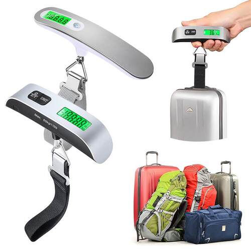 Portable LCD Digital Hanging Scale Luggage Suitcase Baggage