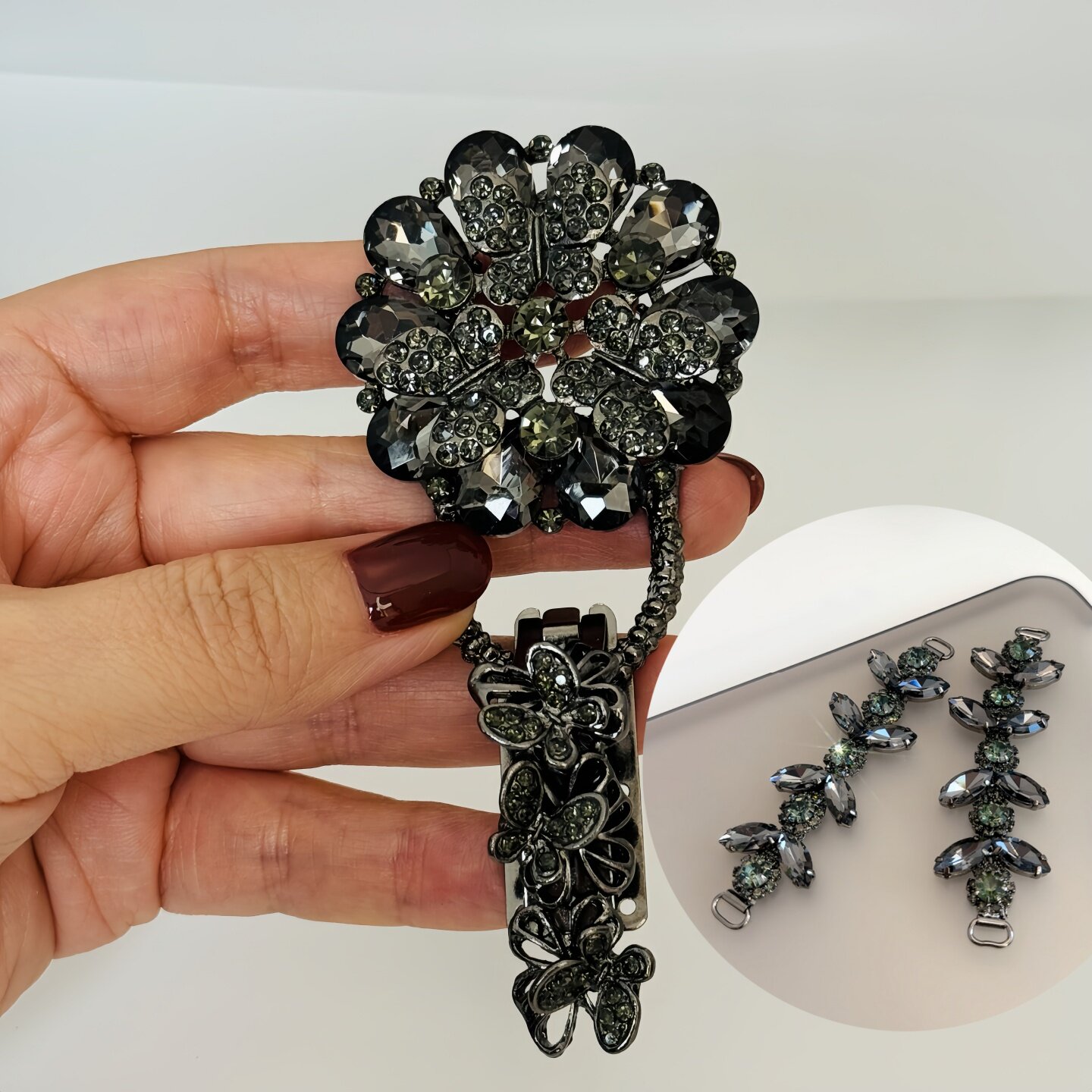 水钻扣子纽扣貂皮裘皮皮草大衣水貂 高档新款领口装饰鸭嘴扣1701,居家布艺,纽扣,淘宝优惠券,粉丝福利购,淘宝优惠卷