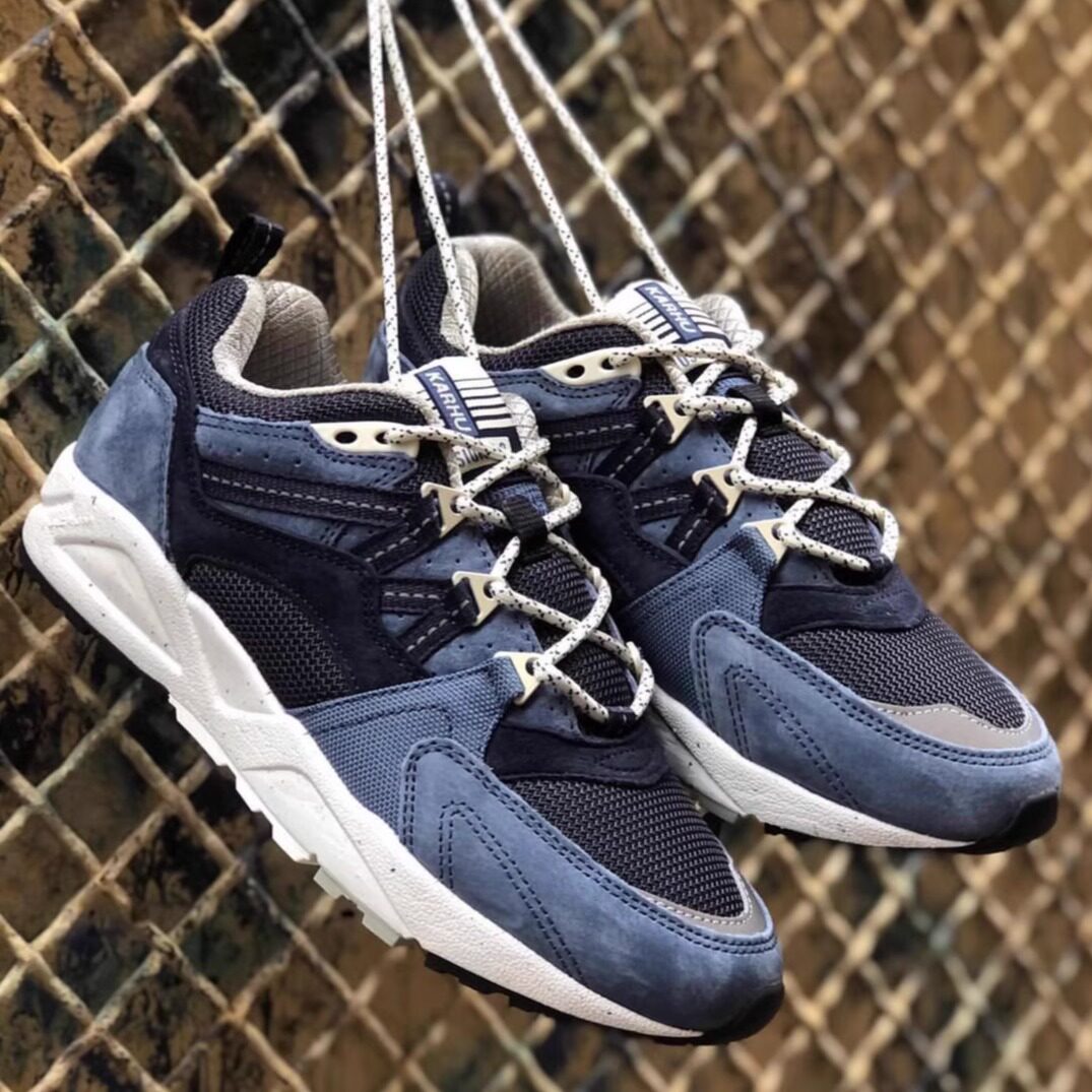 卡虎 Karhu Fusion 2.0 四季款 雾霾蓝配色 复古跑鞋  男女同款