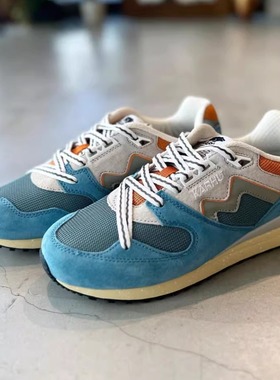 卡虎 Karhu Synchron 春夏款 不规则鞋带 爱琴海 复古跑鞋 男女